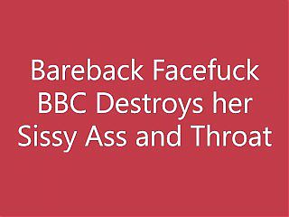 Anouk Tranny Slut - Bareback Facefuck BBC Destroys her Sissy Ass and Throat in 4 hrs - Full Movie