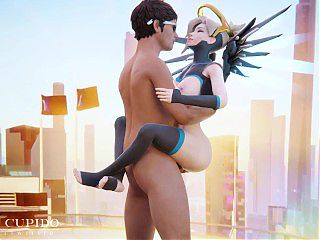 Mercy Fuck on the Roof Part 1 [Grand Cupido] ( Overwatch )
