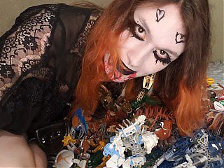 Goth Trans Girl teaches Bionicles Lore for Valentines Day