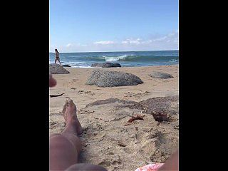 Nude beaching